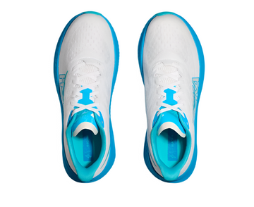 Hoka Mach 6 White Skyward Blue Men's