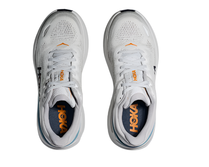 Hoka Men's Bondi 9 Running Shoes- Stardust/ Cosmic Grey