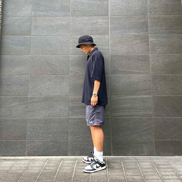 on feet photo of dunk low panda