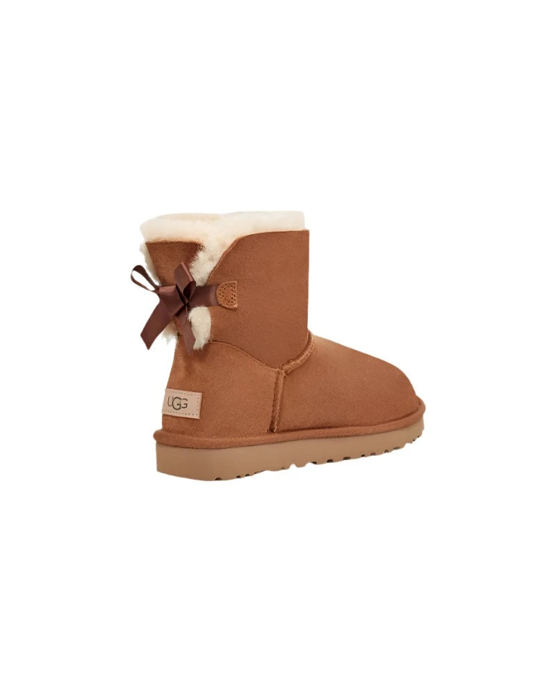 UGG Mini Bailey Bow II Boot Chestnut Women's The Vault UK