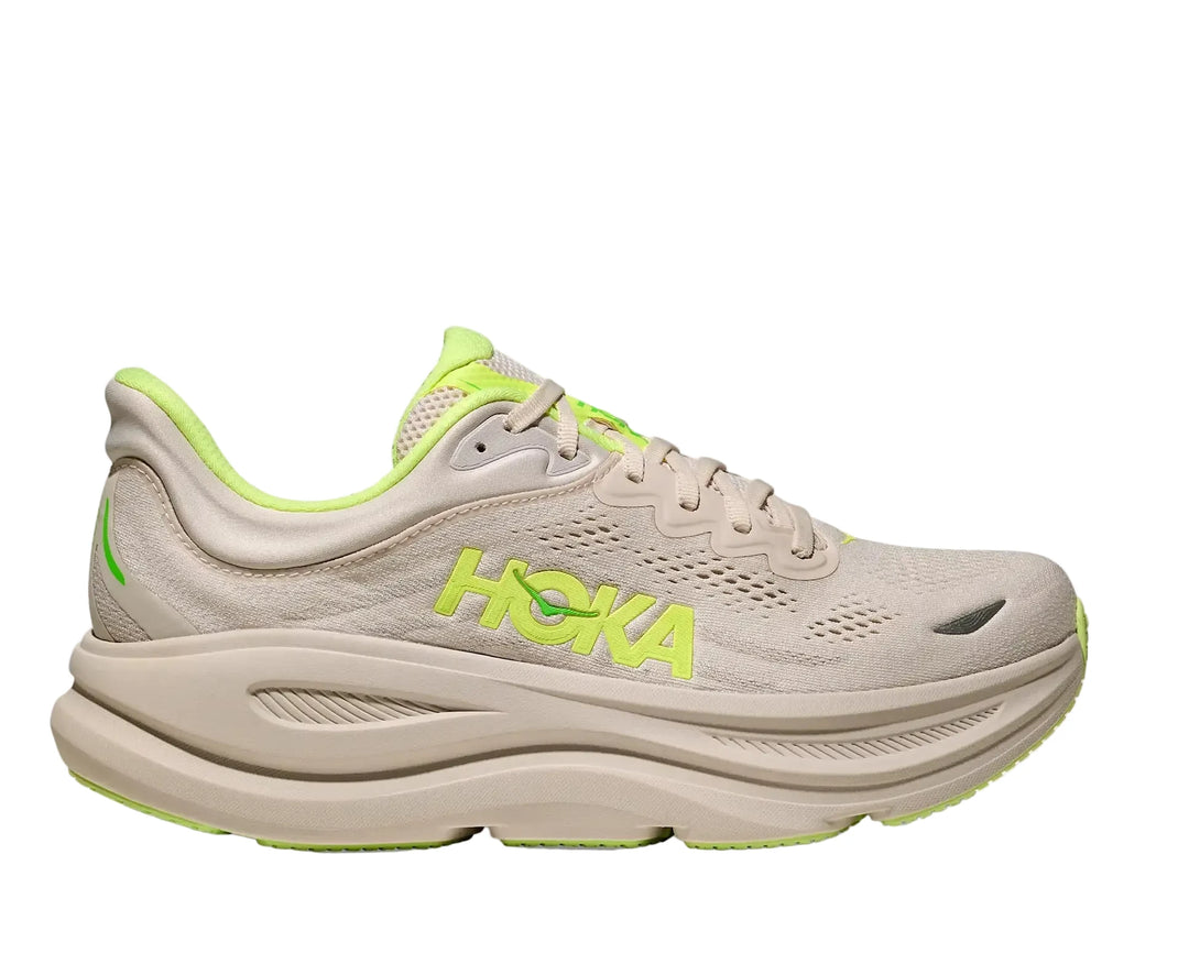 Hoka Bondi 9 Grout Neon Yuzu Men's | The Vault UK