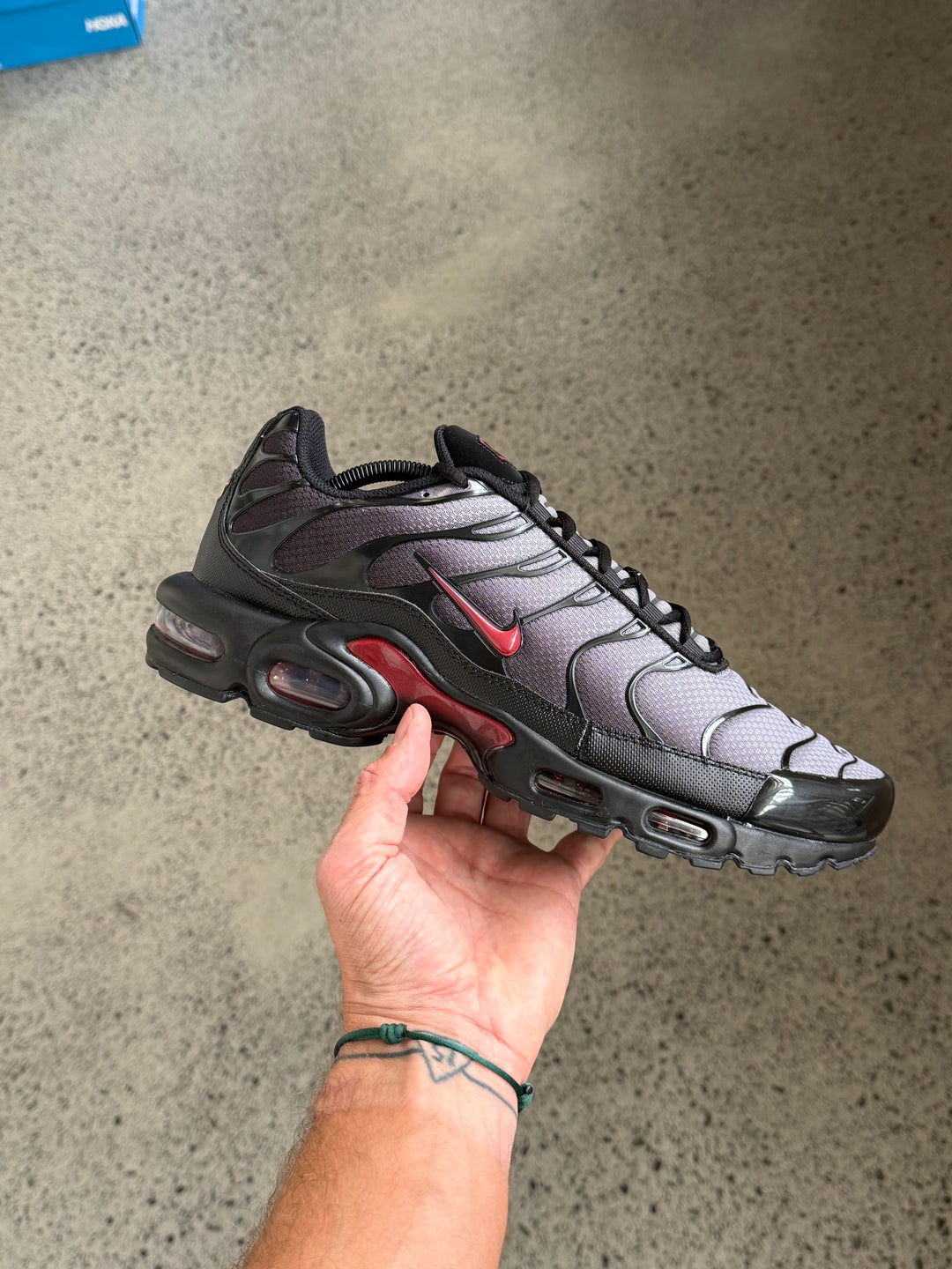 Nike Air Max Plus Tuned 1 Black Team Crimson | The Vault UK