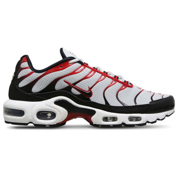 Nike Air Max Plus Tuned 1 Pure Platinum University Red The Vault UK