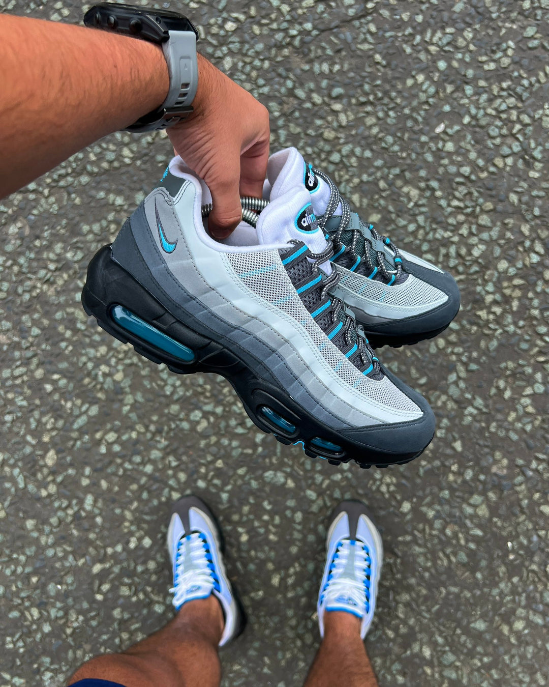 Sneaker Boot Nike Air Max 95 Sky Blue Nike Air Max 95 Baltic Blue