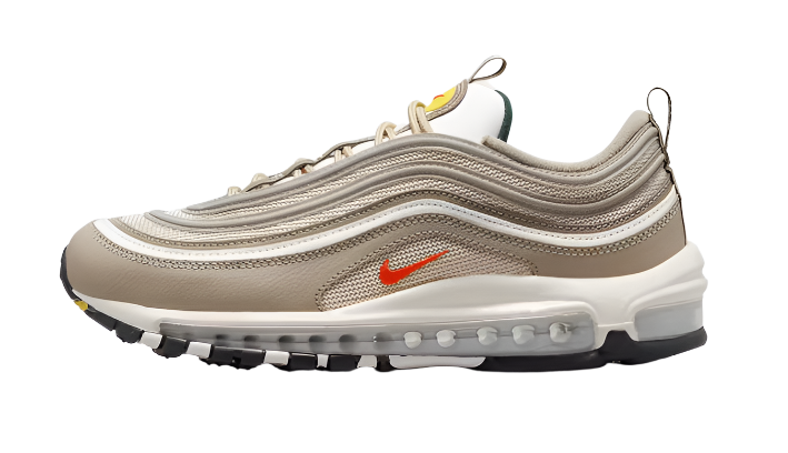 Nike Air Max 97 SE Khaki Picante Red Women s