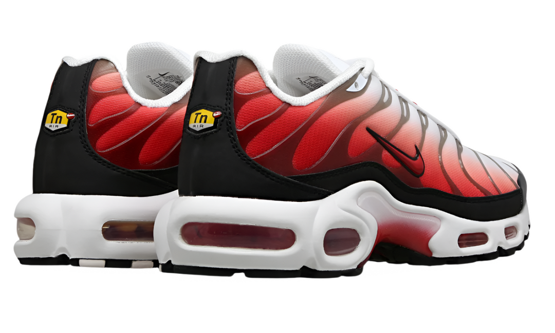 nike tuned 1 white red