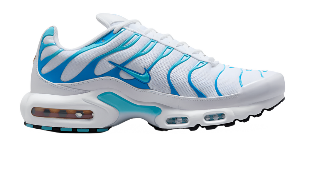 Nike Air Max Plus Tuned 1 White Polarised Blue The Vault UK