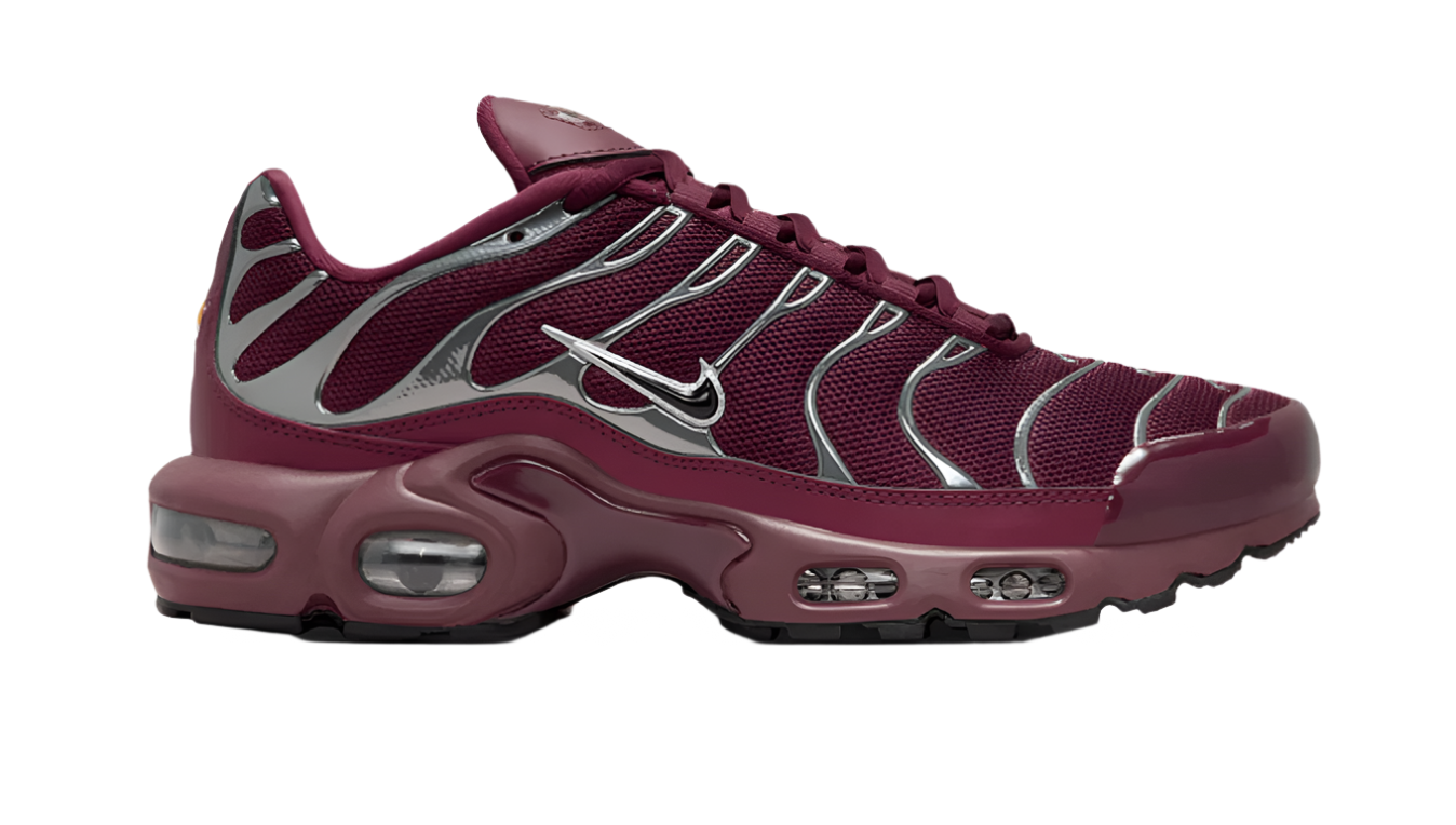 Nike Air Max Plus Tuned 1 Night Maroon Metallic Silver | The Vault UK