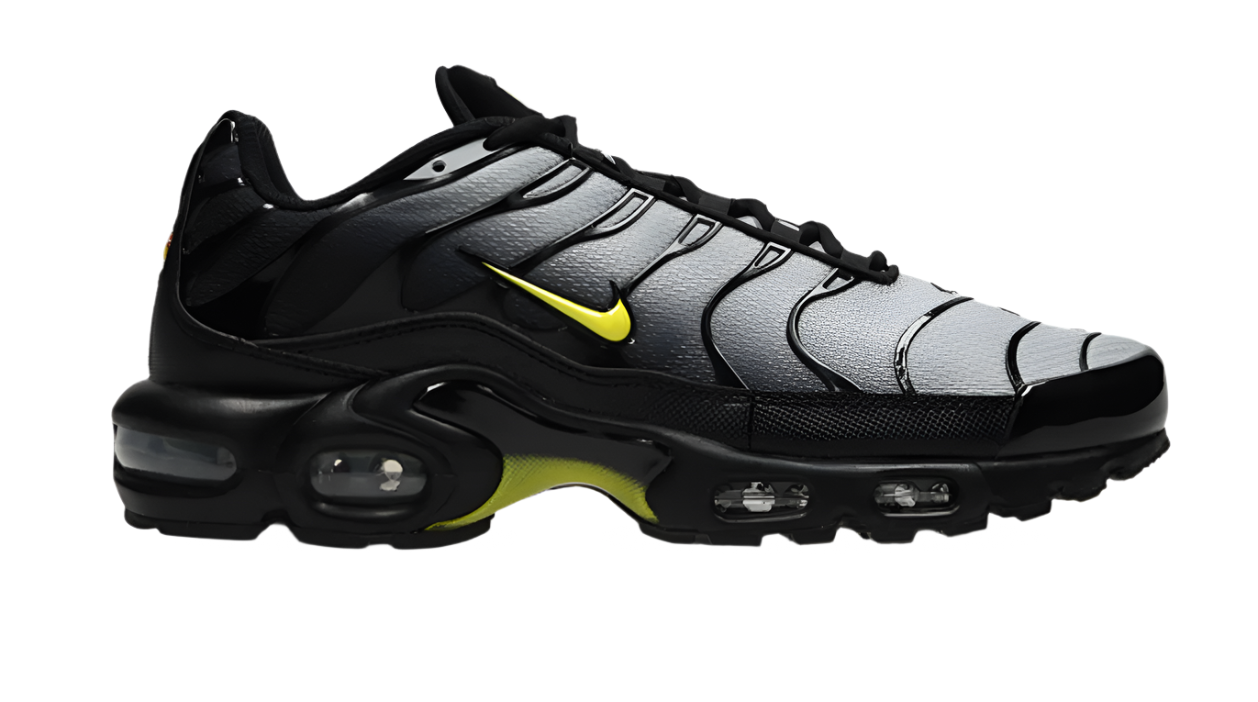 nike tuned 1 black yellow black