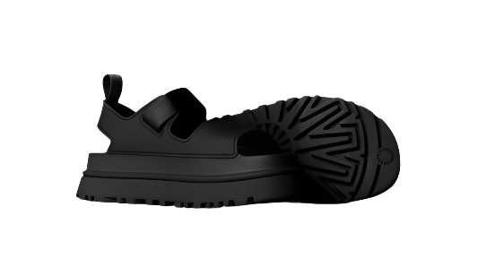 UGG GoldenGlow Sandal Black Women's | The Vault UK