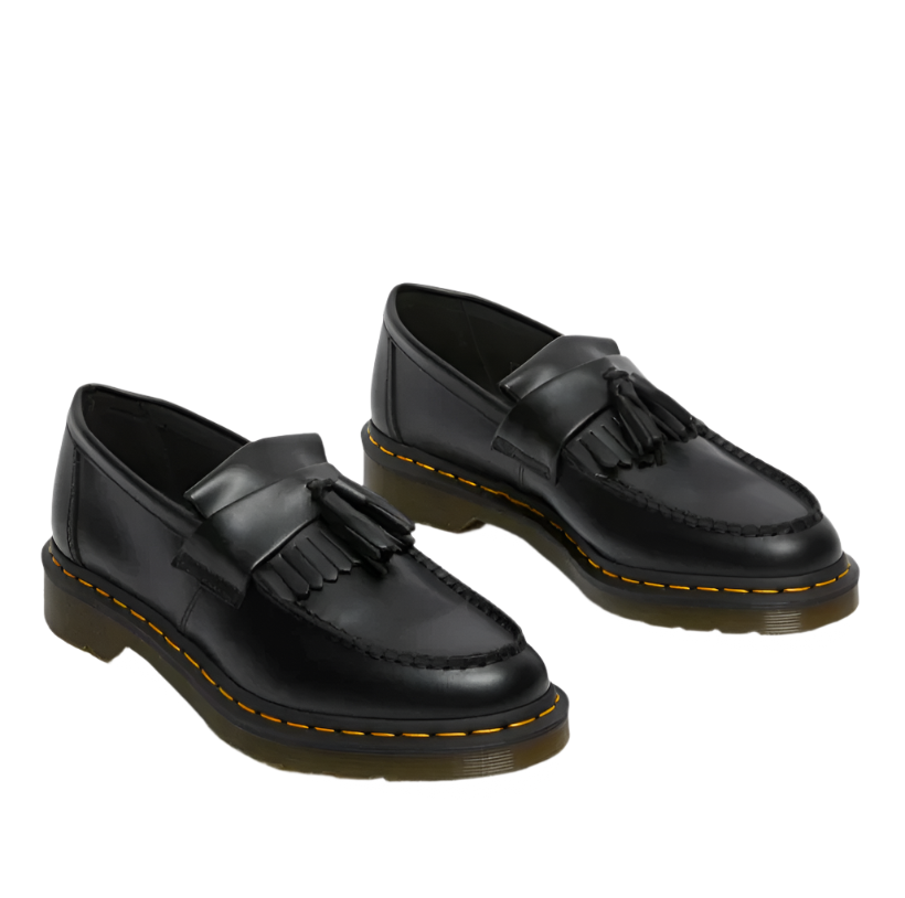 Dr Martens Adrian Smooth Leather Tassel Loafer Black | The Vault UK