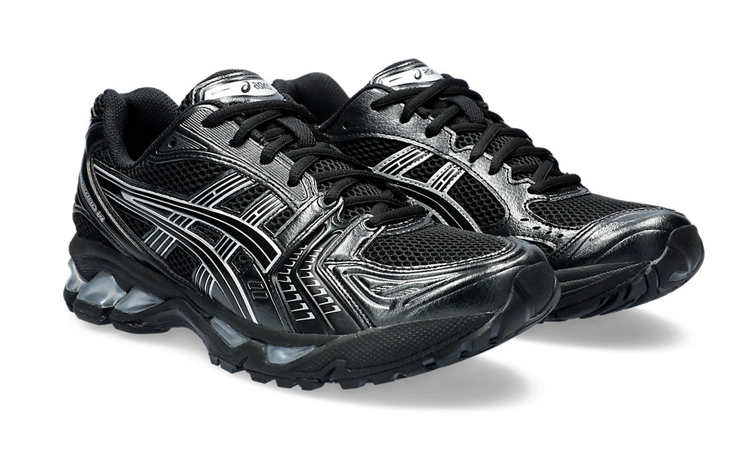 ASICSアシックス GEL-KAYANO 14 Black Silver Asics Gel-Kayano 14 Black Pure Silver | The Vault UK