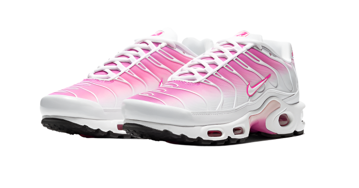 air max plus white and pink