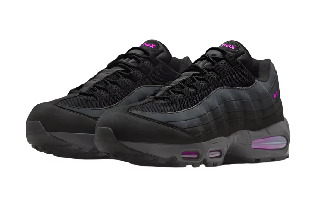 NIKE AIR MAX 95 OG ブラック / パープル　26cm NIKE AIR MAX 95 OG BLACK/BLACK-PERSIAN VIOLET-WOLF GREY