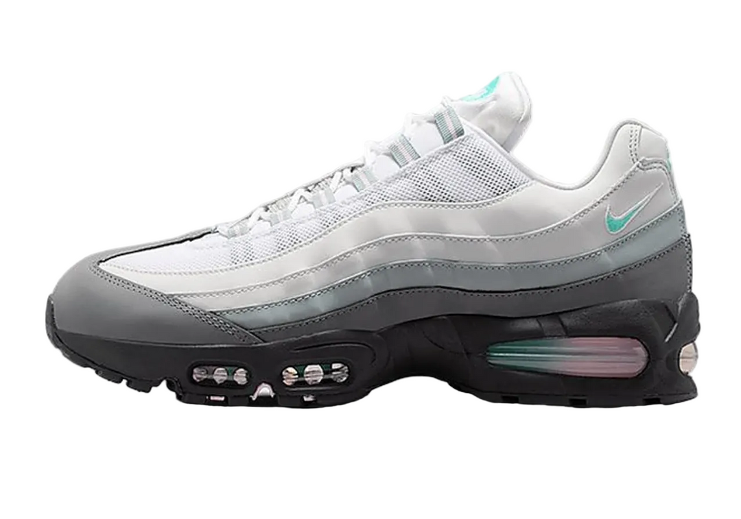 Nike Air Max 95g ホワイト/ピンク/ブルー Nike Air Max 95 Big Bubble White Hyper Turquoise Pink Foam | The