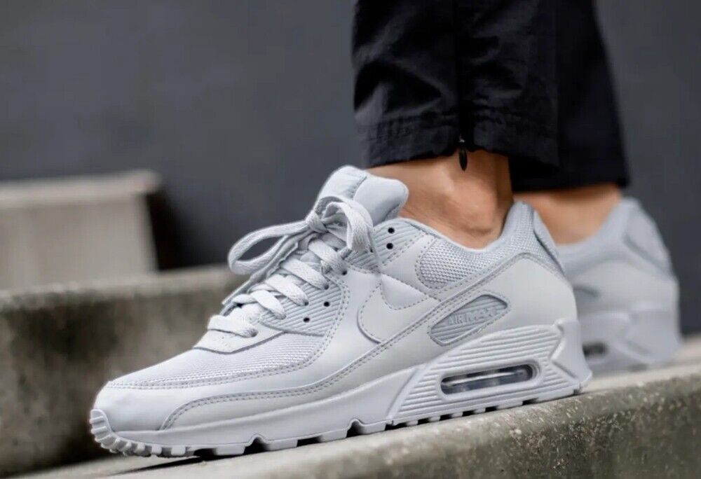 Air max 90 triple wolf fashion grey