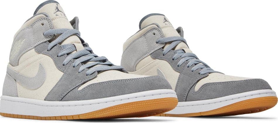 Nike Air Jordan 1 Mid SE Coconut Milk Particle Grey Men's | The