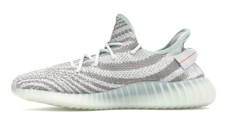 Sky blue yeezy 350 hotsell