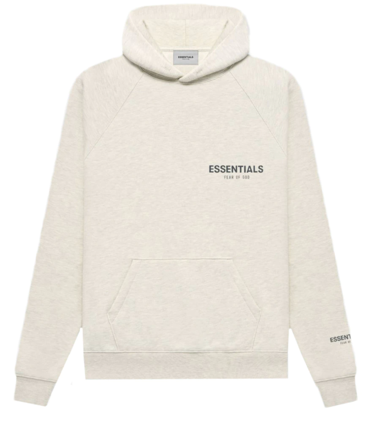 Fear Of God x Essentials Core Collection Hoodie Light Heather Oatmeal FW21