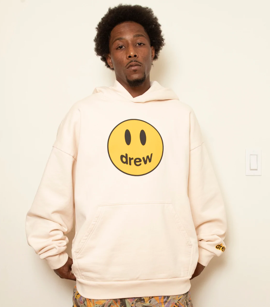 Drew House Mascot Hoodie FW22 Cream Afterpay It Now The Vault UK