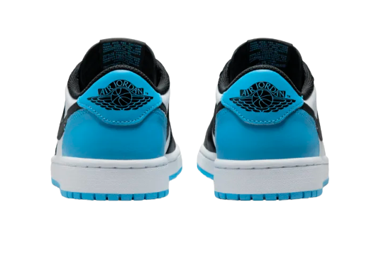 Nike Air Jordan 1 Low Black Dark Powder Blue Women s