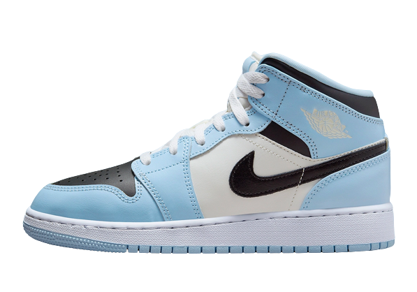 Nike Air Jordan 1 Mid Ice Blue GS Women s